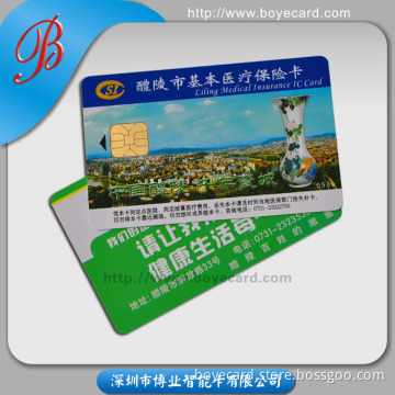 SGS Approed PVC Plastic Contact Card for Medical Insurance
